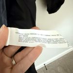 ZARA NWT Long Sleeve Blouson Faux Wrap Dress in Black Size L Photo 6