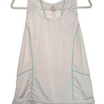 Lucy white blue active tank women's large running outdoors hiking workout summer Photo 0