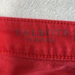 Talbots  Plus 20W Jeans Flawless Scallop Hem Denim Slim Ankle Red Curvy Fit Photo 8