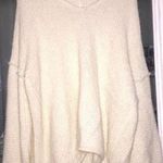 Free People  Chunky White Sweater Photo 0