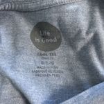 Life is Good NWOT Women's Have An Ice Day Hockey Darkest Blue Crusher Tee Large Photo 3