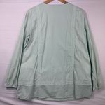 Lands' End Lands’ End Womans Eyelet Keyhole Tunic Top Size Medium Photo 4