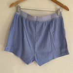 SKIMS Cotton Rib Loose Boxer in Blue Violet, Size Small Photo 8