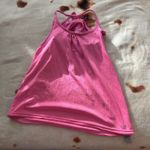 Champion tank top with built in sports bra sz Medium Pink Stripe Photo 0