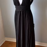 Lulus Heavenly Hues Black Maxi Dress Size Medium Photo 3
