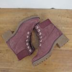 Timberland Kinsley Burgundy Nubuck Leather Boots SIze 8 Photo 5