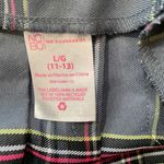 No Boundaries  Skirt Micro Mini Gray Magenta Plaid Pleated Retro Tennis Prep Photo 8