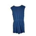 Z Supply  Dress Women Small‎ Blue Dayshift Jersey Denim Mini Athleisure Gorpcore Photo 2