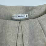 Jenni Button| Tan metallic Linen Shift Dress sz 32 Photo 3