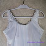 Vineyard Vines New!  Textured Scallop One‎ Piece Swim White Cap, size M Photo 1