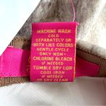 Catherine Malandrino  Pencil Skirt 8 Beige Brown Print Lined Back Slit Zipper New Photo 5