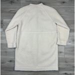 Banana Republic Sherpa Coat Cocoon Deep Pile Fleece Teddy Jacket Trench Sz L Photo 5