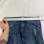 Hudson Jeans Hudson Bacara Crop Straight Cuffed Distressed Jeans Photo 5