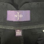 NYDJ Womens Black Trouser Pants 14 High Rise Business Office Career Workwear Photo 1