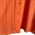 Liz Baker  Women Tunic‎ Top 22W Orange Button Up Career Workwear Modern Flowy Photo 5