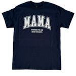 Gildan Mama…Doing Your Best Navy Blue Womens X-Large T-Shirt Short Sleeve Photo 1