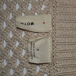 Moth Anthropologie Womens Cream Crochet Wide Sleeve Sweater Small‎ Photo 4