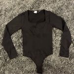 🍒NWT HEY SHAPE BLACK LONG SLEEVE SQUARE NECK BODYSUIT🍒 Photo 1