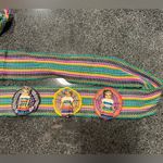 Vintage Traditional Striped Belt Strap Textile Mayan Guatemala Worry Dolls Photo 2