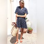 India Collection Emerson Fry XS/S Island Dress 2 Marguerite Blue Organic Cotton Photo 1