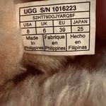 UGG  Australia Classic Short Chestnut Suede Sheepskin Boots Women’s Size 8 Photo 6