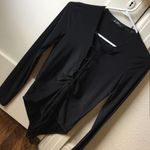 Black Long Sleeve Body Suit Size L Photo 0