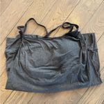 Black Lucy tank top with built in padded sports bra Photo 4