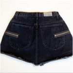 Carmar Black Denim Mini Skirt Size 2 Photo 6