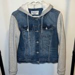 Wall Flower  Denim Jean Hoodie Jacket Juniors Photo 0