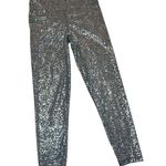 Sweaty Betty Leggings Silver Goddess 7/8 Workout Grey Terrazzo Foil Small Photo 7