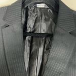 Angelo Rossi Men’s Black Pinstripe MicroTech Performance Stretch Blazer 0S2 38L Photo 3