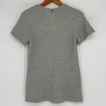 Derek Lam 10 CROSBY Sweatshirt Dress Top Womens 2 Grey Tunic Shirt Preppy Casual Photo 3