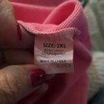 Source Unknown Womens Oversized Tshirts Tops Blouse Mineral Wash Exposed Seam Pink Size 2X Plus Photo 6