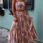 Tiger Skirt Set Purple Size XS Photo 0