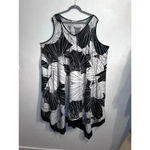 Black & White Fit & Flare Dress Size 3X Sleeveless See Pictures Photo 7