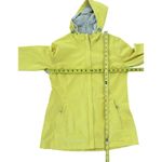 Free Country  Water Resistant Hooded Packable Rain Jacket Yellow Size Small Photo 4