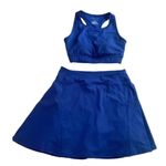 Sincerely Jules Athletic Top and Tennis Skirt Set in Blue Size L NWT Size L Photo 1