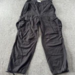 Aritzia  TNA Supply Cargo Pants in Black Womens Size 6 Utility Cotton Baggy Y2K Photo 0