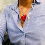 NIIICE necklace with a charming red heart Photo 1