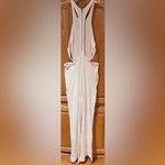 Free People  Beach Ribbed Racerback Cutout Gotta‎ Go Jumpsuit White Size Large Photo 6