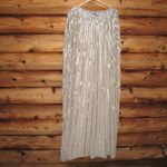 Mac Duggal NWT 93869 Gold Embellished Beaded Column Cape Gown 14 Photo 8