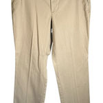 Dockers Womens Khaki Pants Size 16M Beige Chino Casual Cotton Blend Photo 0