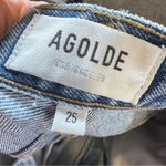 AGOLDE  Blue Vintage High Rise Straight Leg Jeans Womens 25 Denim Fall Casual Photo 2