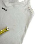 White Fox Boutique White Fox Athletics Size M White Ribbed Tank Top‎ WFA Embroidered Sporty Casual Photo 6
