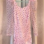 Luxe Wave NWT Size S Pink Heart Patterned Dress Photo 0