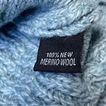 Original Aran Co Sweater Small Blue Teal Wool Ireland Fisherman Chunky Photo 5