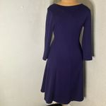 Jones New York Jones NY Purple Swing Sweater Dress S Rockabilly Classic Corporate Siren Preppy Photo 4