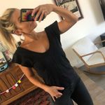 Free People  Black T-shirt Photo 4