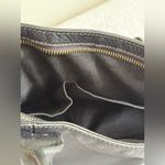 Fossil Vintage  Emerson Medium Satchel Tote, Crossbody Bag Soft  Black Leather. Photo 14