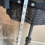 Chico's  women polka dot mesh whimsy goth cardigan v-neck Sz XS stretching Photo 7